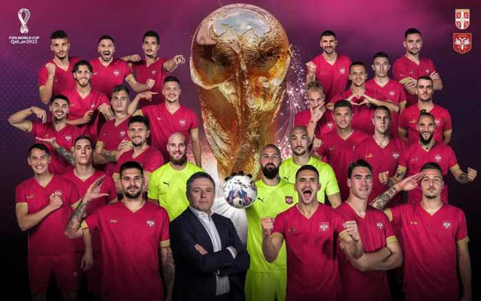 2022年卡塔尔世界杯G组：巴西、塞尔维亚、瑞士、喀麦隆阵容对比